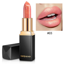 Load image into Gallery viewer, Brand Professional Lips Makeup Waterproof Shimmer Long Lasting Pigment Nude Pink Mermaid Shimmer Lipstick Luxury Makeup Cosmetic
