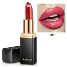 Load image into Gallery viewer, Brand Professional Lips Makeup Waterproof Shimmer Long Lasting Pigment Nude Pink Mermaid Shimmer Lipstick Luxury Makeup Cosmetic
