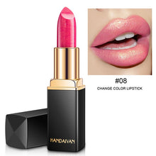 Load image into Gallery viewer, Brand Professional Lips Makeup Waterproof Shimmer Long Lasting Pigment Nude Pink Mermaid Shimmer Lipstick Luxury Makeup Cosmetic
