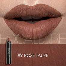 Load image into Gallery viewer, FOCALLURE 19 Colors Matte Lipsticks Waterproof Matte Lipstick Lip Sticks Cosmetic Easy to Wear Matte Batom Makeup Lipstick
