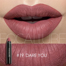 Load image into Gallery viewer, FOCALLURE 19 Colors Matte Lipsticks Waterproof Matte Lipstick Lip Sticks Cosmetic Easy to Wear Matte Batom Makeup Lipstick
