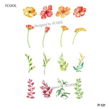 Load image into Gallery viewer, HXMAN Flower Temporary Tattoos for Women Hand Tattoo Sticker Fashion Body Art Waterproof Arm Fake Tatoo Paper 9.8X6cm P-013
