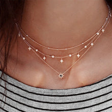 Load image into Gallery viewer, Bohemian Multilayer Pendant Necklace for Women Fashion, Geometric Charm Chain Necklace Wholesale Jewelry
