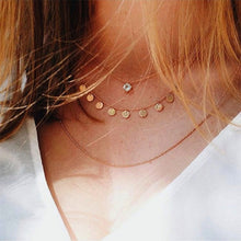 Load image into Gallery viewer, Bohemian Multilayer Pendant Necklace for Women Fashion, Geometric Charm Chain Necklace Wholesale Jewelry
