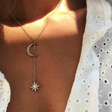 Load image into Gallery viewer, Bohemian Multilayer Pendant Necklace for Women Fashion, Geometric Charm Chain Necklace Wholesale Jewelry
