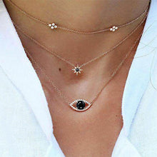 Load image into Gallery viewer, Bohemian Multilayer Pendant Necklace for Women Fashion, Geometric Charm Chain Necklace Wholesale Jewelry
