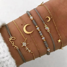 Load image into Gallery viewer, New Arrival Bracelet Sets Minimalist Gold Silver Color Hollow Lotus Bangle Bracelets Gift for Women Exquisite Party Jewelry
