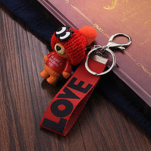 Load image into Gallery viewer, Vicney New Arrival Cute Teddy Bear Key Chain'THIS IS NOT A KOSCHINO TOY'Bear KeyChain Animal Pattern Key Holder For Girl Friend
