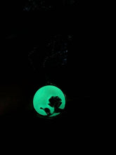 Load image into Gallery viewer, HOT Antique Pentagram Pentacle Angel Wings Pendant Supernatural Necklace Women Jewelry Luminous Necklace GLOW in the DARK gift
