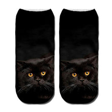 Load image into Gallery viewer, RUBU women's funny animal Cute 3D Print Socks Women Ankle Socks Unisex Socks Hot women Fashion Sox cartoon cat for female 5H1
