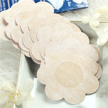 Load image into Gallery viewer, Reusable Women Breast Petals Lift Nipple Cover Invisible Petal Adhesive Strapless Backless Stick on Bra Silicone Breast Stickers

