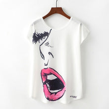 Load image into Gallery viewer, Summer New Women T-Shirts 2020 Harajuku Kawaii Cute Animal Nice Cat Unicorn Print T-shirt Causal O-Neck Short Sleeve Loose Tops
