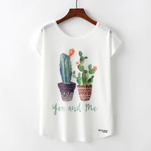 Load image into Gallery viewer, Summer New Women T-Shirts 2020 Harajuku Kawaii Cute Animal Nice Cat Unicorn Print T-shirt Causal O-Neck Short Sleeve Loose Tops
