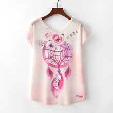 Load image into Gallery viewer, Summer New Women T-Shirts 2020 Harajuku Kawaii Cute Animal Nice Cat Unicorn Print T-shirt Causal O-Neck Short Sleeve Loose Tops
