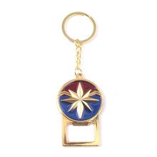Load image into Gallery viewer, RJ The Avengers 4 Thor Hammer Metal Keychains The Dark World Weapon Iron Man Keyring For Women Movie Fans Jewelry Accessories
