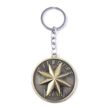 Load image into Gallery viewer, RJ The Avengers 4 Thor Hammer Metal Keychains The Dark World Weapon Iron Man Keyring For Women Movie Fans Jewelry Accessories
