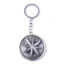 Load image into Gallery viewer, RJ The Avengers 4 Thor Hammer Metal Keychains The Dark World Weapon Iron Man Keyring For Women Movie Fans Jewelry Accessories
