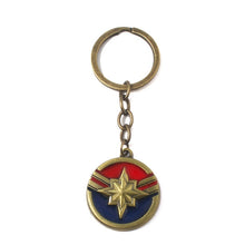 Load image into Gallery viewer, RJ The Avengers 4 Thor Hammer Metal Keychains The Dark World Weapon Iron Man Keyring For Women Movie Fans Jewelry Accessories
