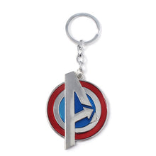 Load image into Gallery viewer, RJ The Avengers 4 Thor Hammer Metal Keychains The Dark World Weapon Iron Man Keyring For Women Movie Fans Jewelry Accessories
