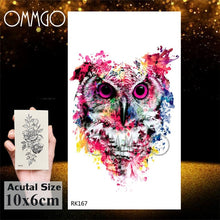 Load image into Gallery viewer, Watercolor Astronaut Universe Temporary Tattoos Sticker For Kids Fake Tattoo Planets Star Tatoos Children Waterproof Space Man
