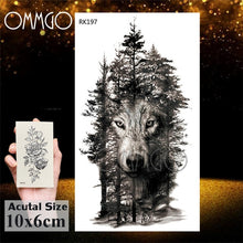 Load image into Gallery viewer, Watercolor Astronaut Universe Temporary Tattoos Sticker For Kids Fake Tattoo Planets Star Tatoos Children Waterproof Space Man
