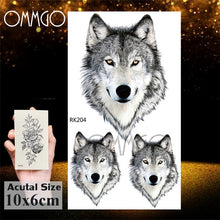 Load image into Gallery viewer, Watercolor Astronaut Universe Temporary Tattoos Sticker For Kids Fake Tattoo Planets Star Tatoos Children Waterproof Space Man
